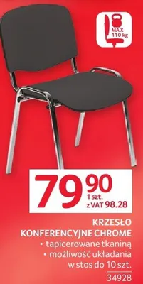 Krzesło konferencyjne Chrome promocja w Selgros