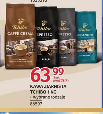 Kawa ziarnista Tchibo Espresso Sicilia Style promocja w Selgros