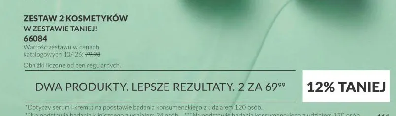 Zestaw 2 kosmetyków Avon Anew promocja w AVON
