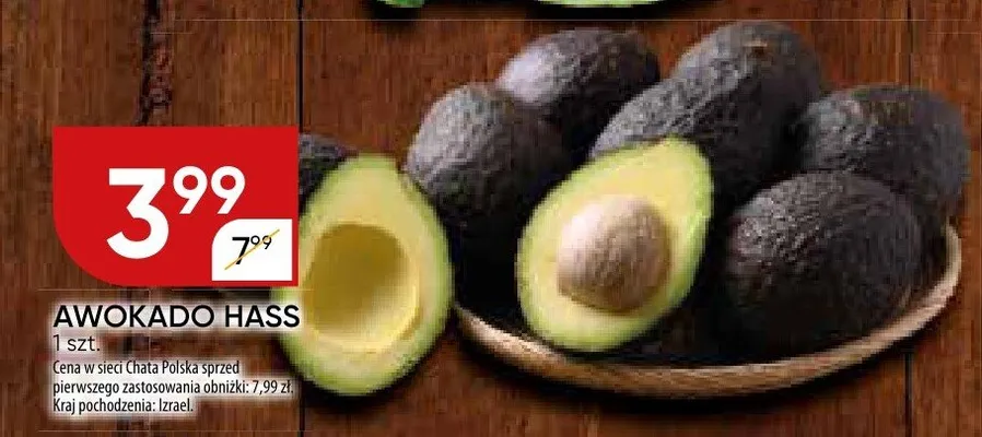 Awokado Hass promocja w Chata Polska