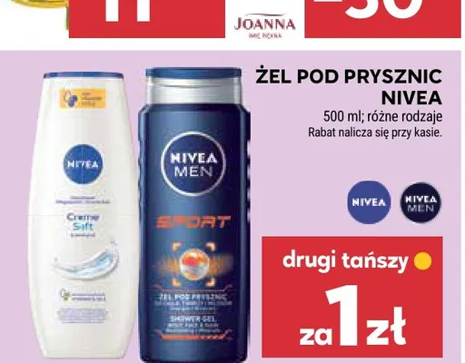 Żel pod prysznic Nivea promocja w Stokrotka