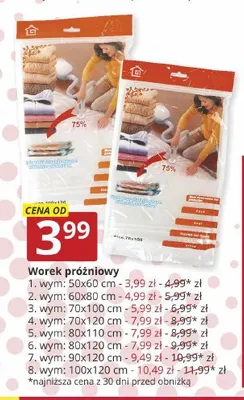 Worek próżniowy 50x60 cm promocja w Prymus AGD