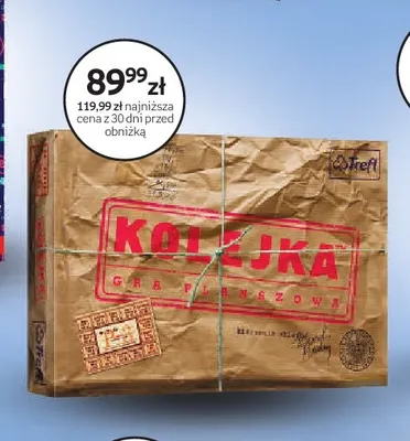 Gra planszowa Kolejka Trefl promocja w Empik
