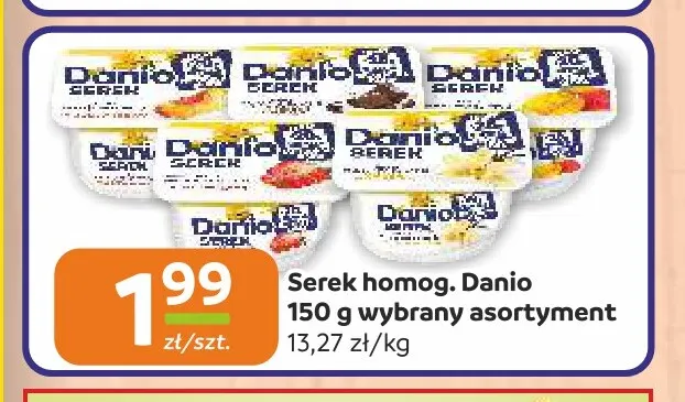 Serek homogenizowany Danio promocja w Społem Częstochowa