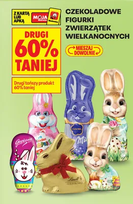 Czekoladowe figurki i zwierzątka wielkanocne różne rodzaje Biedronka promocja w Biedronka