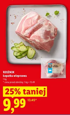 Łopatka wieprzowa Rzeźnik promocja w Lidl