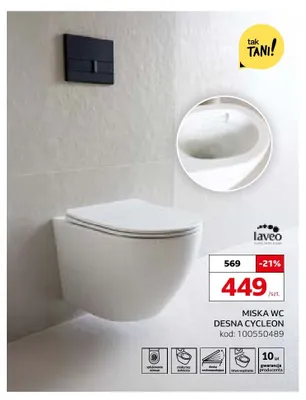 Miska WC Laveo Desna Cycleon promocja w Komfort