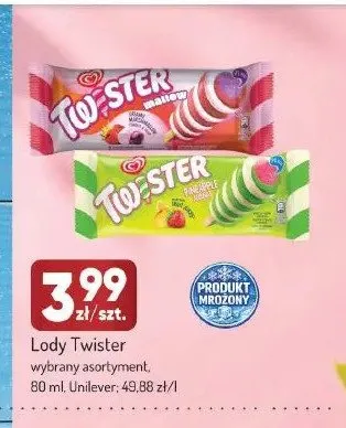 Lody Twister Marshmallow Unilever promocja w Avita