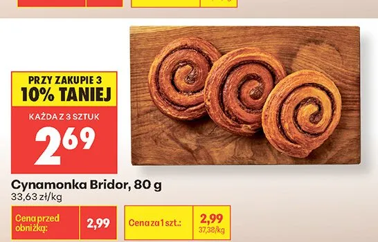 Cynamonka Bridor promocja w Biedronka