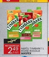 Napój Tymbark 1l promocja w Wafelek