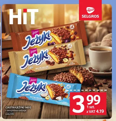 Ciastka Jeżyki Goplana promocja w Selgros