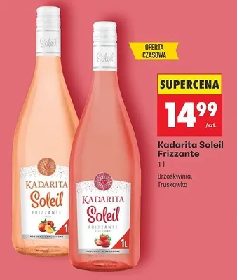 Wino Frizzante Brzoskwinia, Truskawka promocja w Biedronka