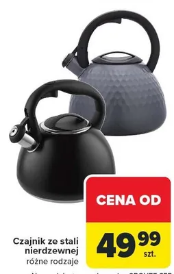 Czajnik ze stali nierdzewnej promocja w Carrefour