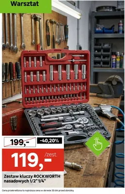 Zestaw kluczy nasadowych 1/2" 1/4" promocja w Leroy Merlin