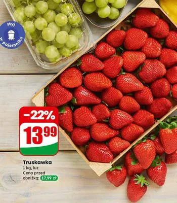 Truskawka promocja w Dino