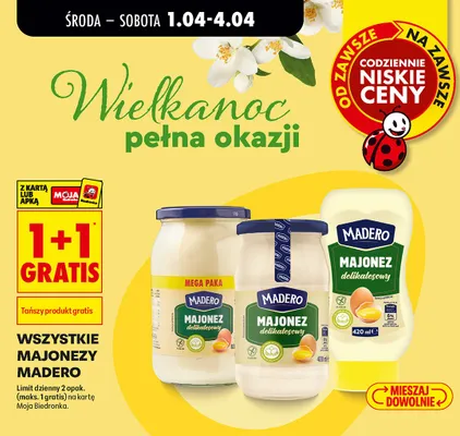 Majonez delikatesowy promocja w Biedronka