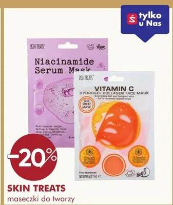 Maseczki do twarzy Niacinamide Serum Mask, Vitamin C Mask promocja w Super-Pharm