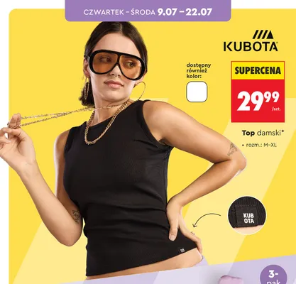 Top damski Kubota promocja w Biedronka