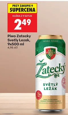 Piwo Svetly Lezak promocja w Biedronka