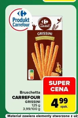 Bruschetta Carrefour Grissini promocja w Carrefour