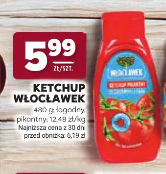 Ketchup Włocławek pikantny promocja w Stokrotka