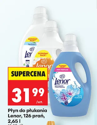 Płyn do płukania Lenor 126 prań promocja w Biedronka