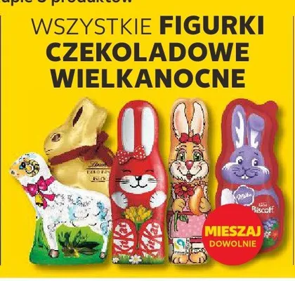 Wszystkie figurki czekoladowe wielkanocne promocja w Kaufland