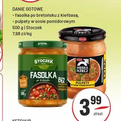Danie gotowe Stoczek Pulpety w sosie pomidorowym promocja w Sedal