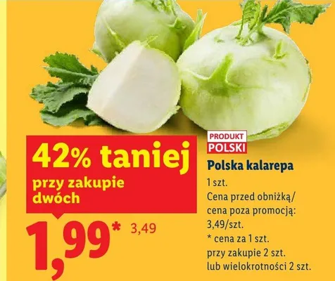 Kalarepa polska promocja w Lidl