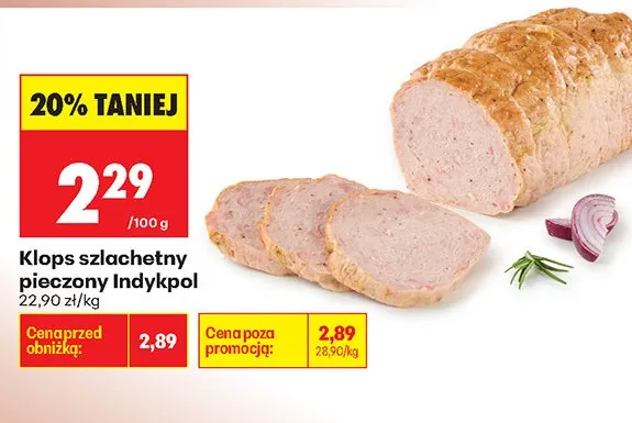 Klops szlachetny pieczony promocja w Biedronka