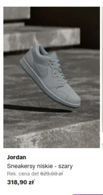 Sneakersy niskie Jordan szary promocja w Lounge by Zalando