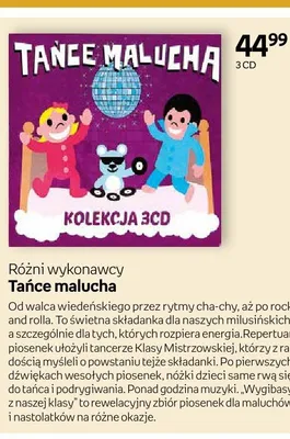 Płyta CD Różni wykonawcy Tańce malucha 3-pak promocja w Empik