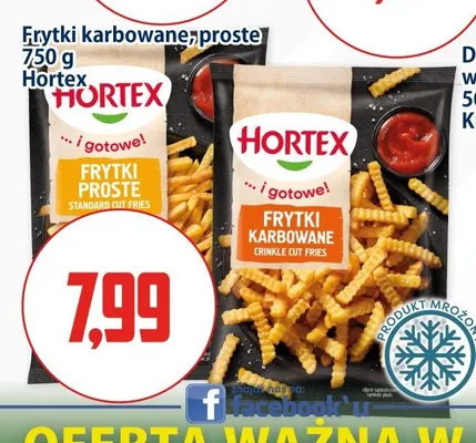Frytki karbowane Hortex promocja w Kupiec