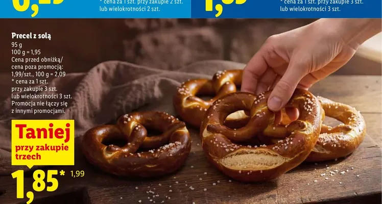 Precel z solą promocja w Lidl