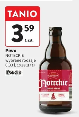 Piwo wybrane rodzaje promocja w Intermarche