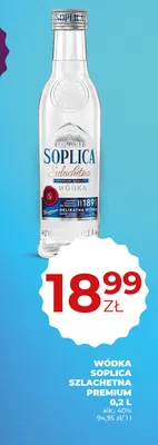 Wódka Soplica Szlachetna Premium promocja w Duży Ben