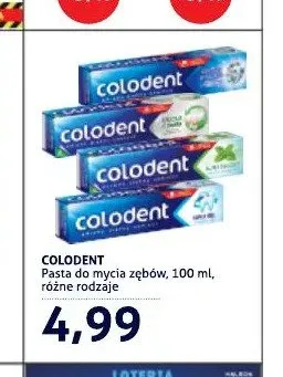 Pasta do mycia zębów Colodent promocja w Blue Stop