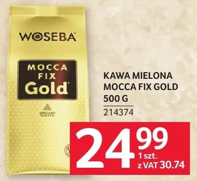 Kawa mielona Mocca Fix Gold 500g promocja w Selgros