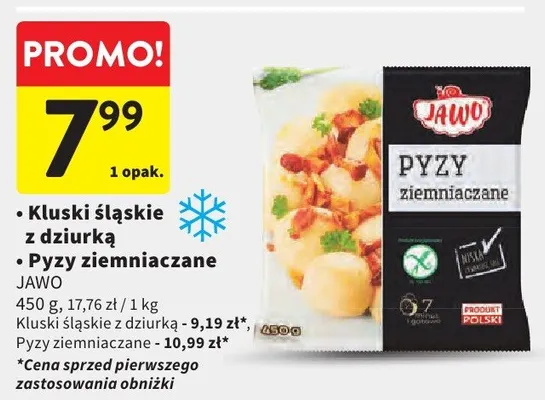 Kluski śląskie z dziurką Jawo promocja w Intermarche