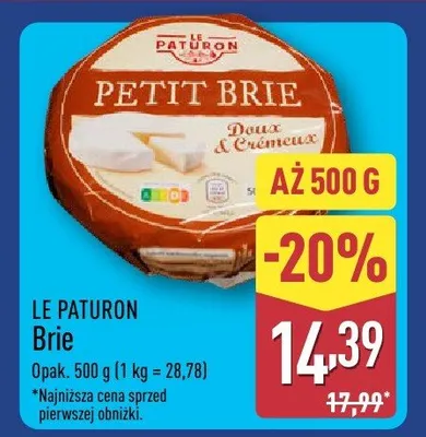 Brie promocja w Aldi
