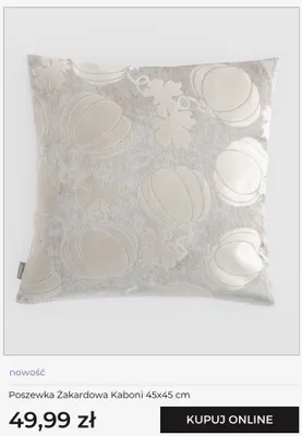 Poszewka żakardowa home&you Kaboni 45x45 cm promocja w home&you