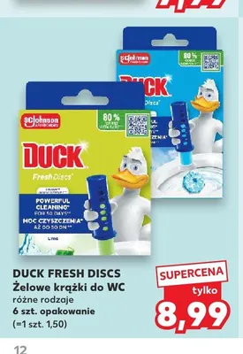 Żelowe krążki do WC Duck Fresh Discs 6-pak promocja w Kaufland