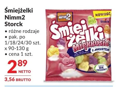 Śmiejżelki Nimm2 Storck promocja w Makro
