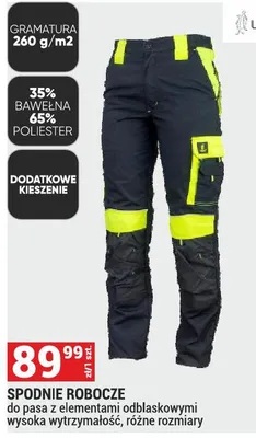 Spodnie robocze promocja w Merkury Market