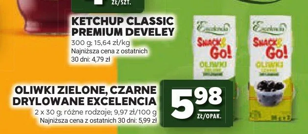 Oliwki zielone drylowane Excelencia 2-pak promocja w Stokrotka