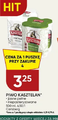 Piwo Kasztelan niepasteryzowane promocja w Chata Polska