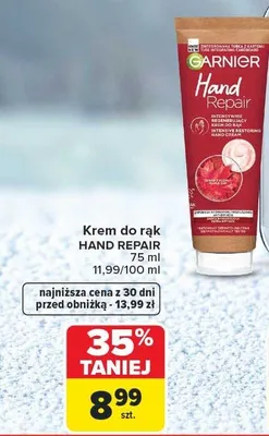 Krem do rąk Hand Repair Garnier promocja w Carrefour