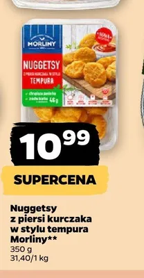 Nuggetsy z piersi kurczaka w stylu tempura Morliny promocja w Netto