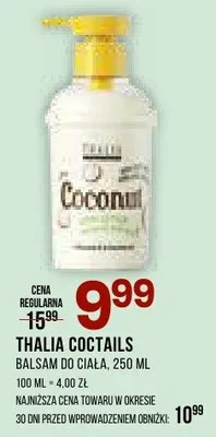 Balsam do ciała Thalia Coctails 250 ml promocja w Drogerie Natura