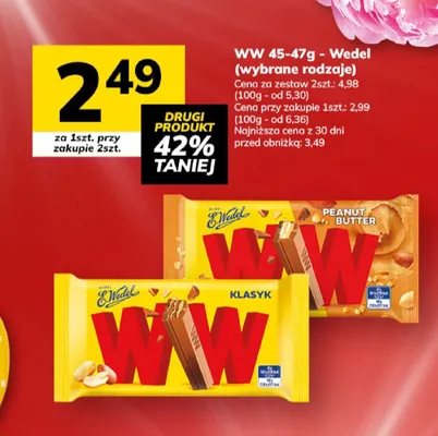 Wafle Peanut Butter promocja w Hitpol